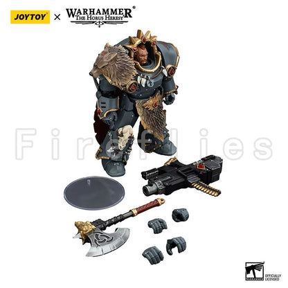 1/18 JOYTOY Action Figure 40K The Horus Heresy Space Wolves Figures And Mechas Logan Ghostwolf Anime Model Toy