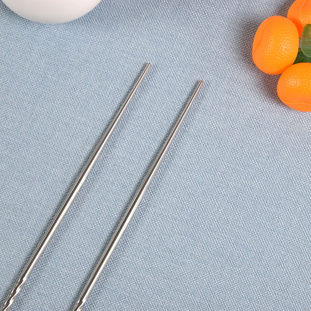 Varetas de Culinária Longas para Cozinha, Hashi de Metal, Utensílios de Cozinha, Hashi Doméstico, Prático