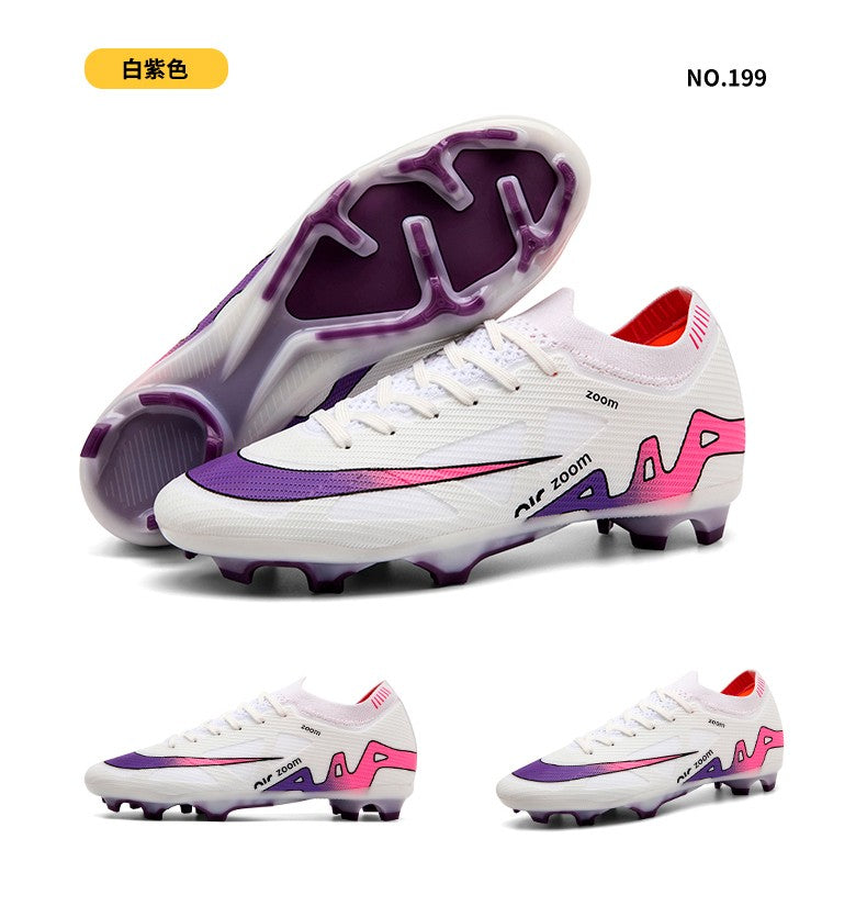 Men Football Shoes Cleats Outdoor Grass Society Training Match Football Field Boots Resistant Studded Soccer Shoes Sport Wear