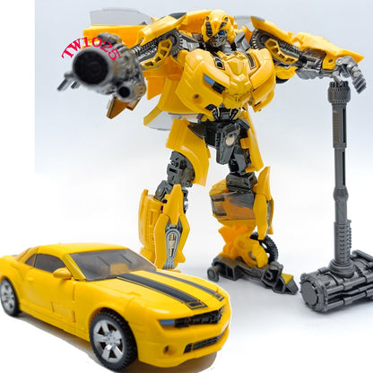 Baiwei Shockwave TW1028 Transformation Toys Sentinel Prime TW1024 Modelo Ironhide TW1026 Robô Bumblebee TW1025 Boneco TW1030