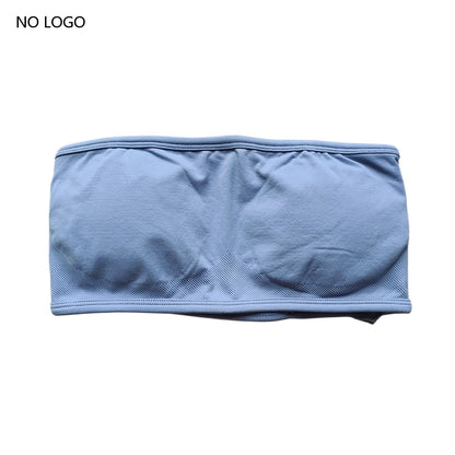 ARFTE Backless Bandeau Sports Bra Gym Women Top Crop Tube Seamless Bras Yoga Tops  Workout Sportswear Push-up Fitness Gym Bra