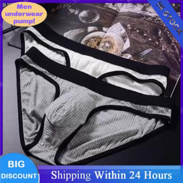 Men's Sexy Briefs Male Pouch U Convex Underwear Modal Soft Brief  Absorbent Elastic Shorts Breathable Underpants MU094