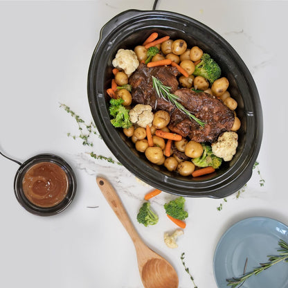 Panela Elétrica de Lenta Cocção Programável de Aço Inoxidável Kenmore 7 Litros para Arroz Aquecido e Cozido Sous Vide