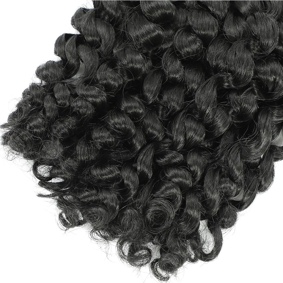 1-4 Pacotes 2X Ringlet Wand Curl Jamaican Bounce 8 polegadas Sintético Wand Curl Twist Braids Hair Crochet Cabelo Cacheado Extensões 20 Raízes