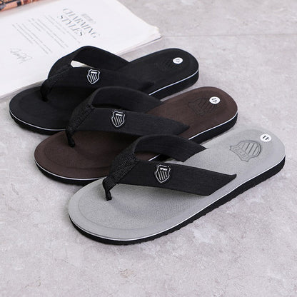 Casual Flip Flops For Men Slippers Beach Sandals Summer Non-Slip Flat Slides Men Slippers Indoor House Shoes Man Male Slipper
