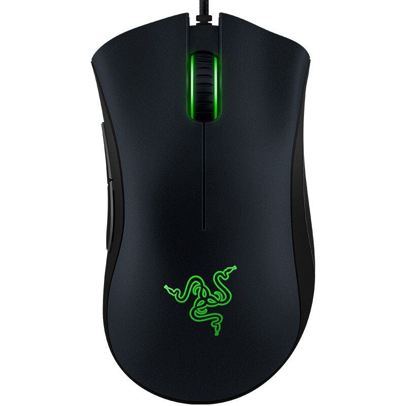 Mouse Gamer Com Fio Razer DeathAdder Essential / Mouses Com Fio 6400DPI 5 Botões Independentes Para PC Gamer de Laptop