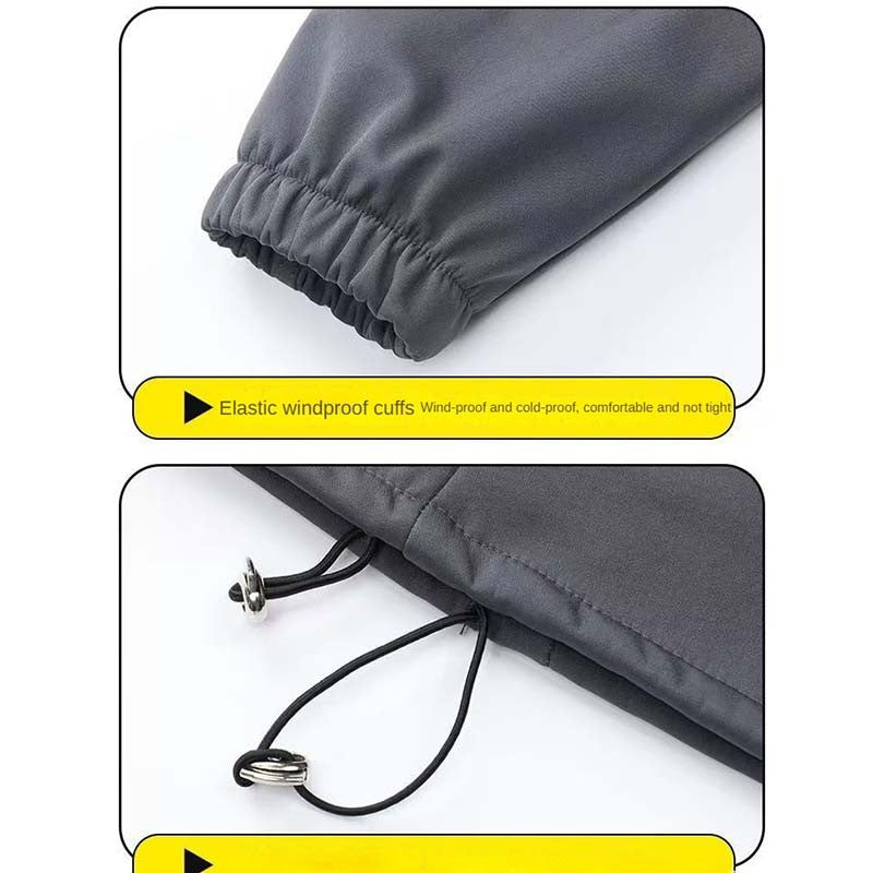 Conjunto de Pesca Masculino de Inverno 2025 Novo Impermeável e Quente Engrossado, Calça de Neve de Algodão, Conjunto Quente de Montanhismo à Prova de Vento