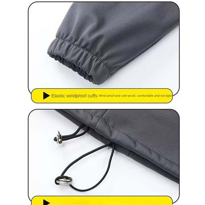 Conjunto de Pesca Masculino de Inverno 2025 Novo Impermeável e Quente Engrossado, Calça de Neve de Algodão, Conjunto Quente de Montanhismo à Prova de Vento