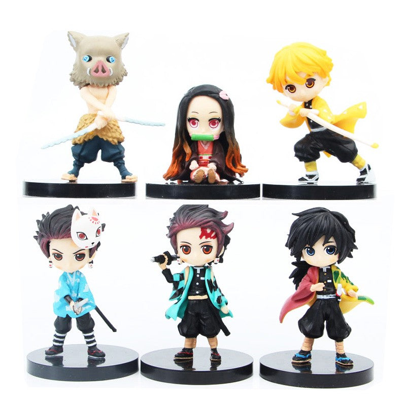 Anime Demon Slayer Figura Kimetsu No Yaiba Q Posket Kamado Tanjirou Kamado Nezuko Brinquedo Infantil