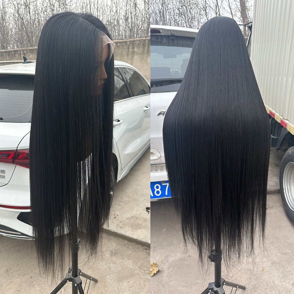 13X4 Lace Frontal Synthetic Body Wave Wigs Ombre Brown Heat Resistant Fiber Blond Swiss Transparent Lace Front Wigs For Women