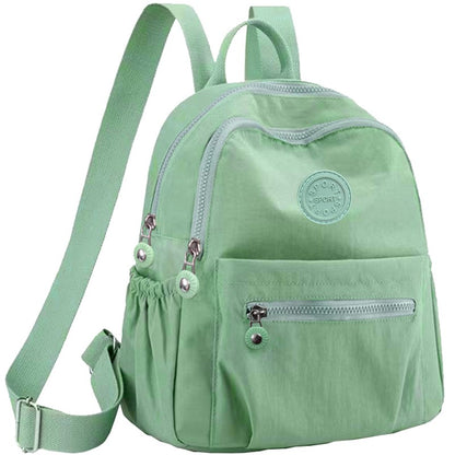 Mochilas neutras femininas e masculinas são adequadas para o uso diário e passeios escolares. Mochilas de ombro duplo.