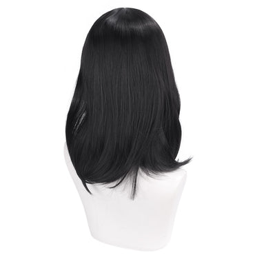 The cosplay wig artist, like Qiao Ling, the agent of Cao Tai Time, has a black pear blossom hairstyle and a synthetic fiber wig