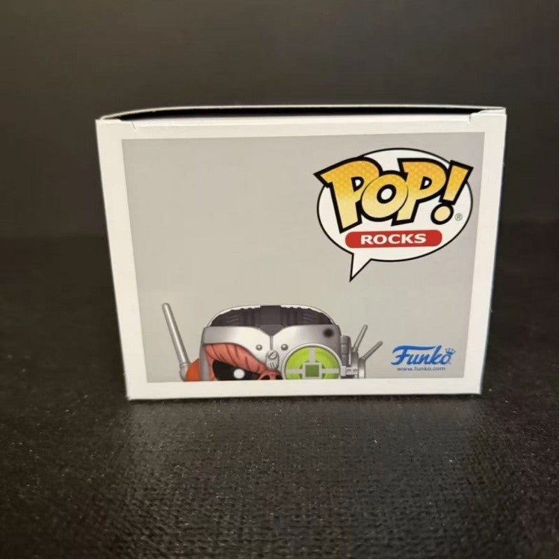 Funko Pop Genuine Iron Maiden Action Doll Model 438 Cyborg Eddie Vinyl Sculpture Dolls Limited Edition Collect Fan Gift Toy