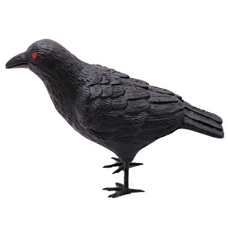 Halloween Black Crow Decor Simulation Raven Bird Repellent Pest Control Pigeon Repellent Outdoor Garden Halloween Decorations