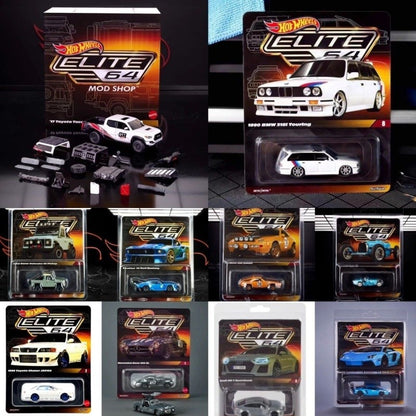 New In Stock Hot Wheels Model Car Elite 64 1990 Bmw 318i Touring Room Ornament Collectible Model Christmas New Year Gifts