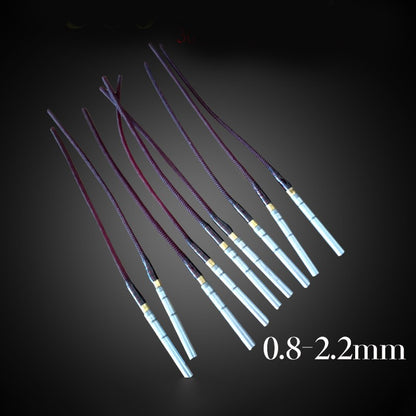 10 unidades/conjunto Ponteira de Vara de Pesca Rotativa Fio 0,8 mm-1,6 mm Ferramenta de Reparo DIY Acessórios para Vara de Pesca de Mosca