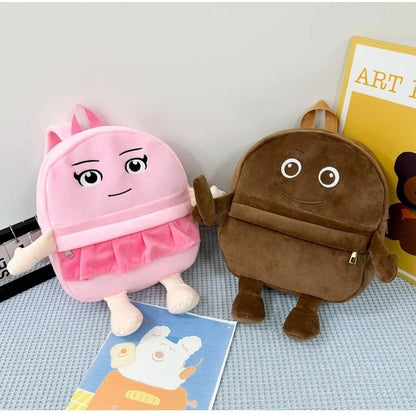 Italian Brainrot Plush Backpack Telalaero Telala Funny Student Backpack ?LiriLi Larlla Boneca Ambalam Cute Soft Bag for Kid Gift