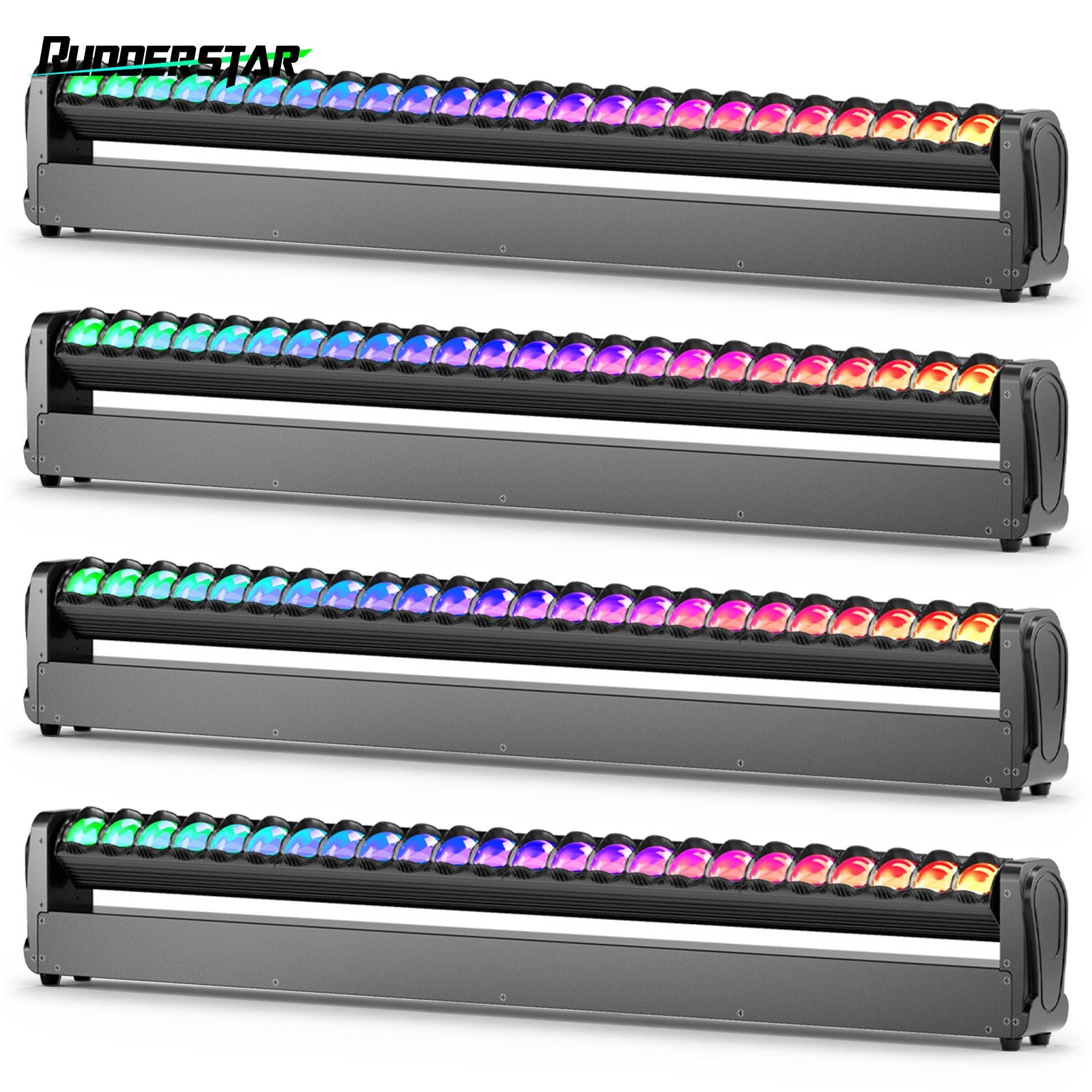 4PCS 9LEDs RGBW 4IN1 DMX Wall Wash Lamp DJ Disco Party Stage Light Effect for Concert Wedding Theater Xmas Live Show Bar Club