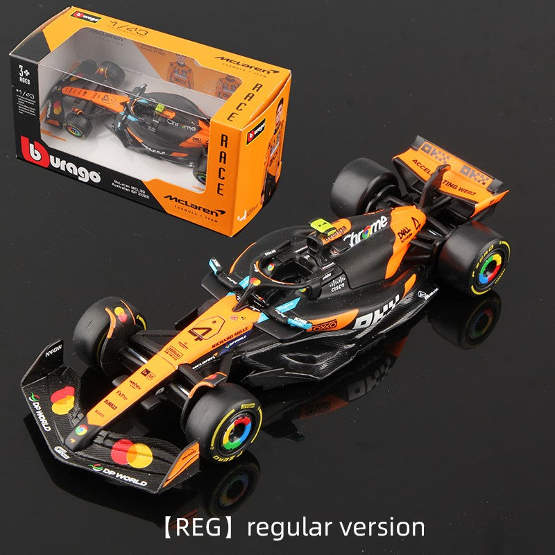 Bburago 1:43 2025 McLaren Racing MCL39 F1 Liga Modelo Formula Automóvel Brinquedo #4 Norris #81 Piastri Miniatura Estática Fundida