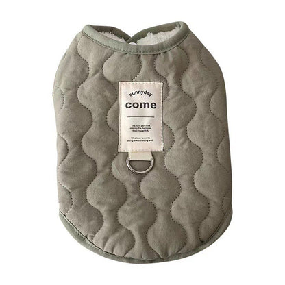 Dog Winter Warm Vest Coat Jacket with D-ring for Small Medium Dogs Puppy Vest Clothes Cotton Pet Jacket Dog Costume ??????