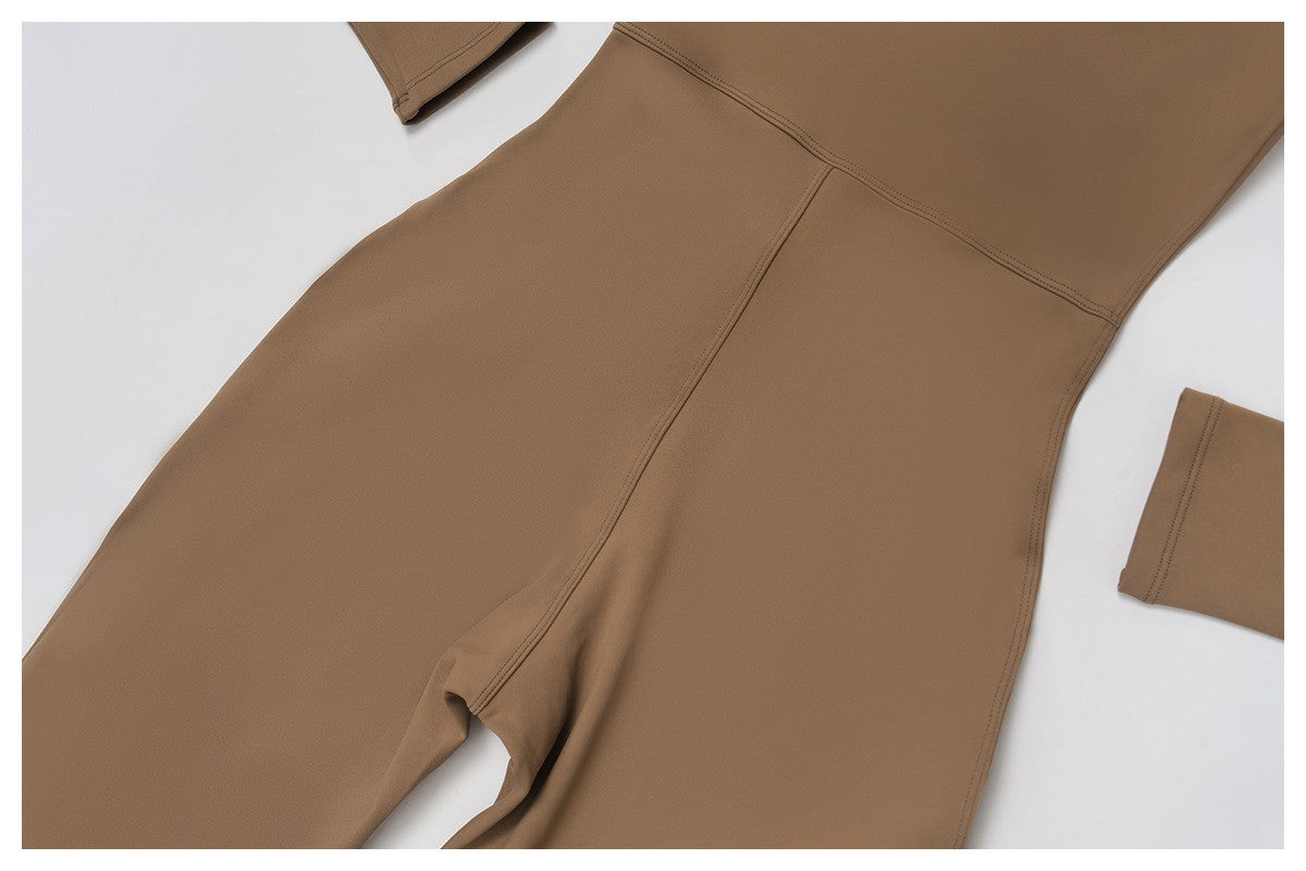 Women Long Sleeves Gym Suit Women Yoga Clothing Sportswear Sports Jumpsuit Female Workout Bodysuits Fitness One-Piece Suit