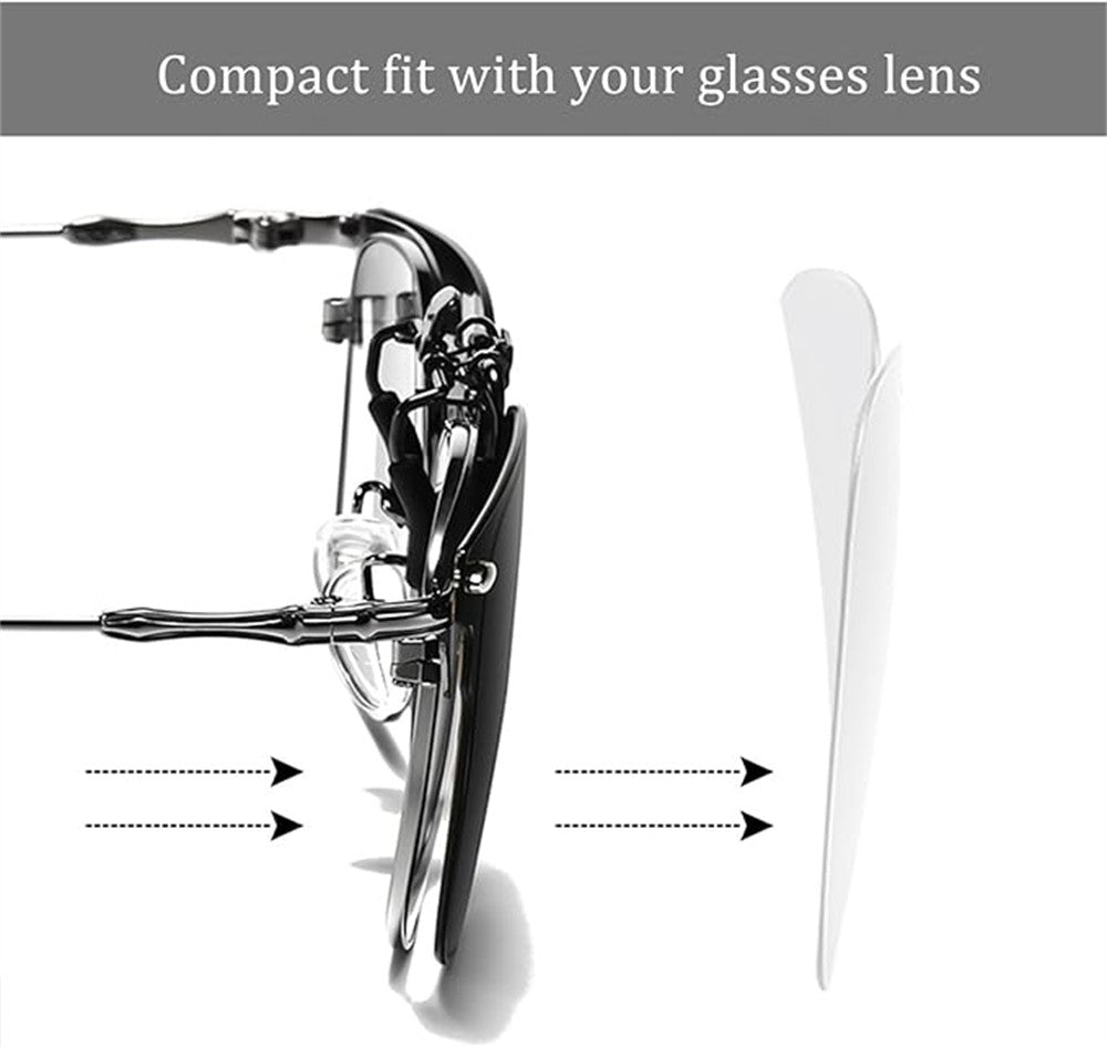 VIVIBEE Flip Up Clip on Sunglasses Polarized Men Driving Women Fishing UV400 Night Vision Sun Glasses Clips Universal Goggles