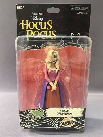 Disney Hocus Pocus Irmãs Sanderson Boneca Articulada de 15 cm - Modelo Colecionável de Presente Para Fãs e Meninas Adequado Para Aniversário