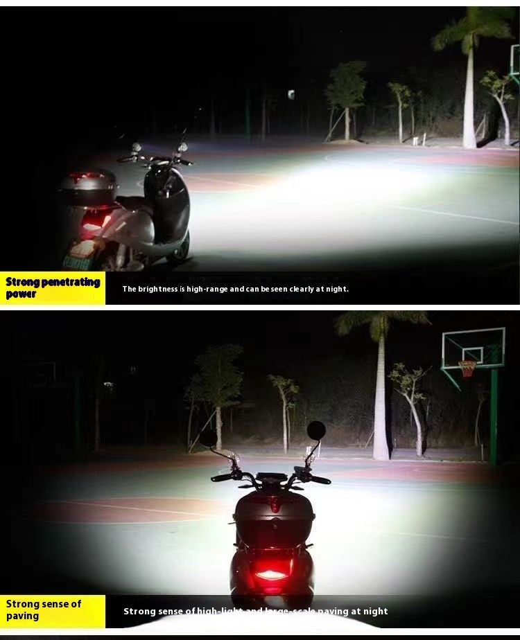Motorcycle Headlight 15 LED Driving Spot Light Fog White Motorbike ATV UTV Truck 6000-6500K White 2000LM Aluminum Alloy Waterpro
