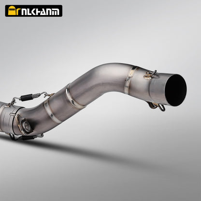 For Panigale V4 Streetfighter V4 V4S Motorcycle Exhaust Escape System Slip On Link Pipe Carbon fiber cover muffler 2018-2024