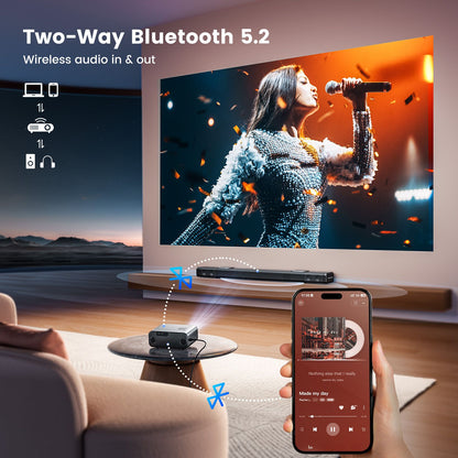 WIMIUS 1200 ANSI Projetor 4K Full HD 1080P Google TV Game Beam Mini Projetores para Filmes Home Theater WiFi BT5.2 Laser Beamer