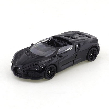 TSC 1:64 Bugatti Mistral Carro Esportivo Simulação Modelo em Miniatura de Liga Fundida Pequeno Carro de Coleção Ornamento Menino