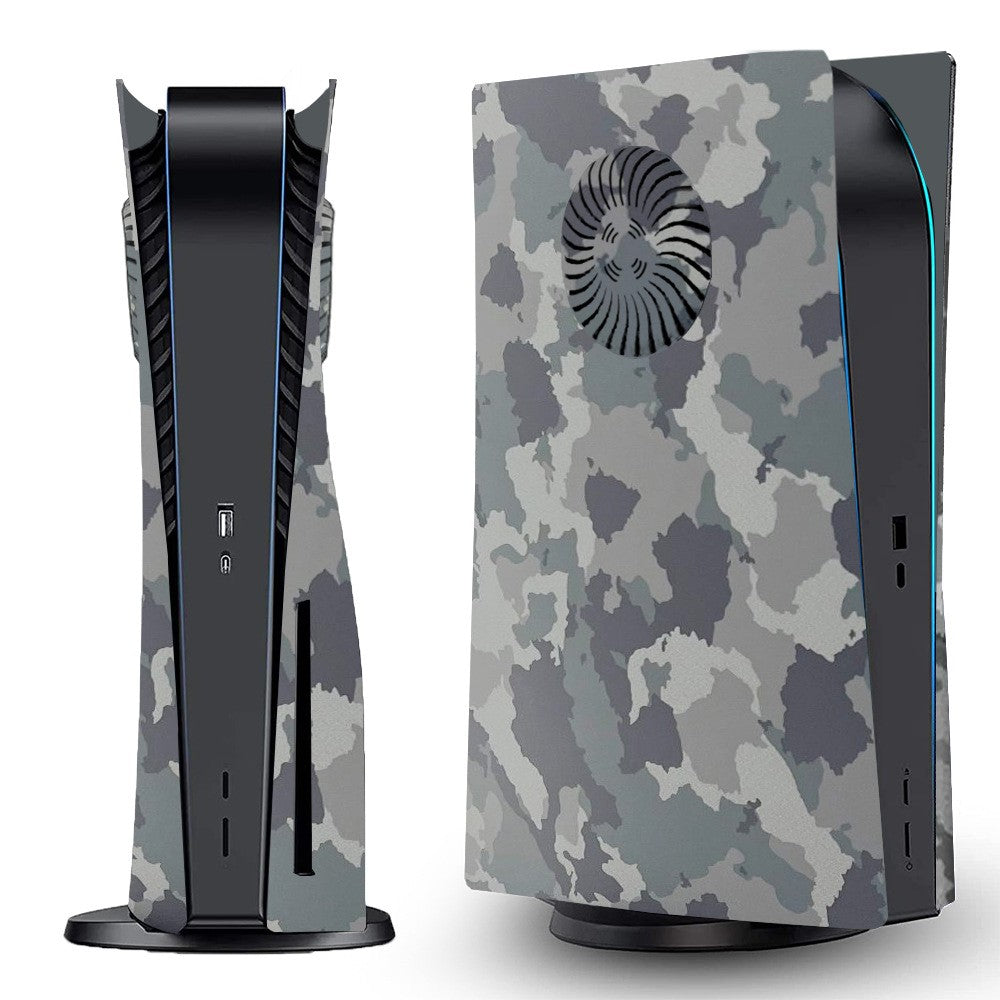 For PS5 Disc Edition Cooling Vent Faceplate Console Cover Camouflage Skin For Playstation 5 Console Replacement Backplate Shell