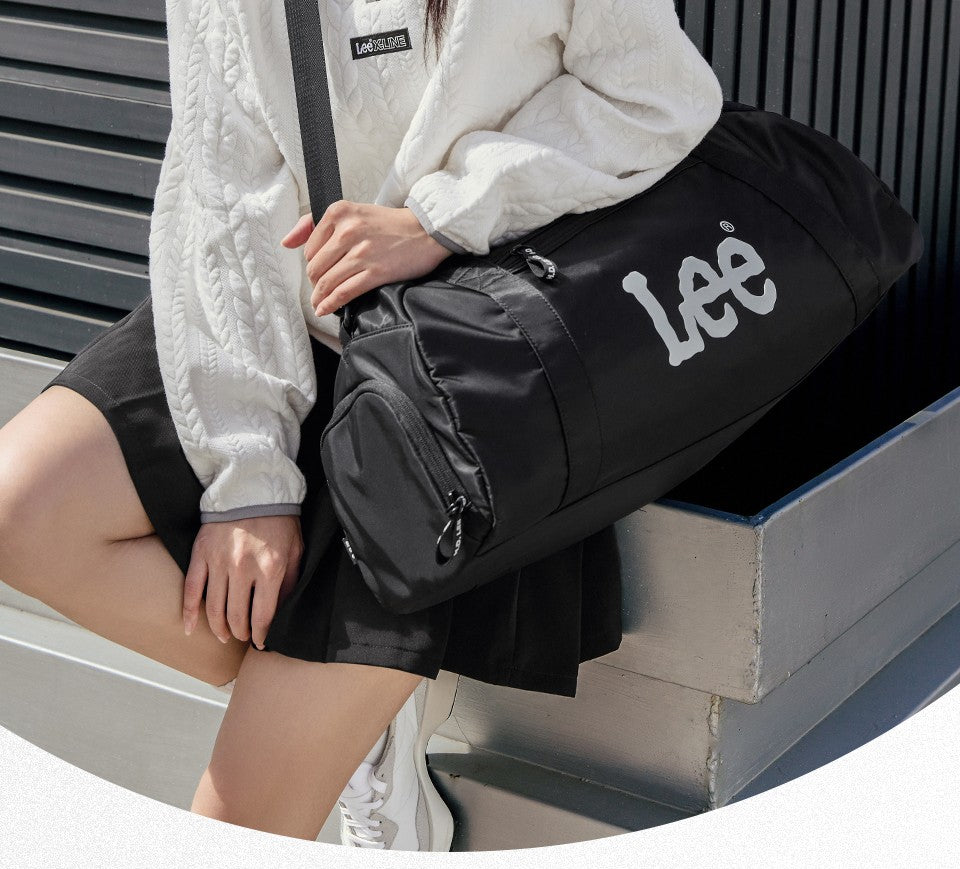LEE Dry Pocket Sports Fitness Gym Bag for Women Men Large Capacity Waterproof Oxford Duffel Luggage Travel Bag Shoe Compartment