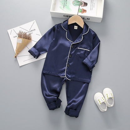 Conjunto de Roupas de Bebê Primavera Outono Meninos Pijama Infantil Camisa Manga Longa Calça 2 Peças/Conjuntos Roupa de Dormir para Crianças Fantasia Infantil