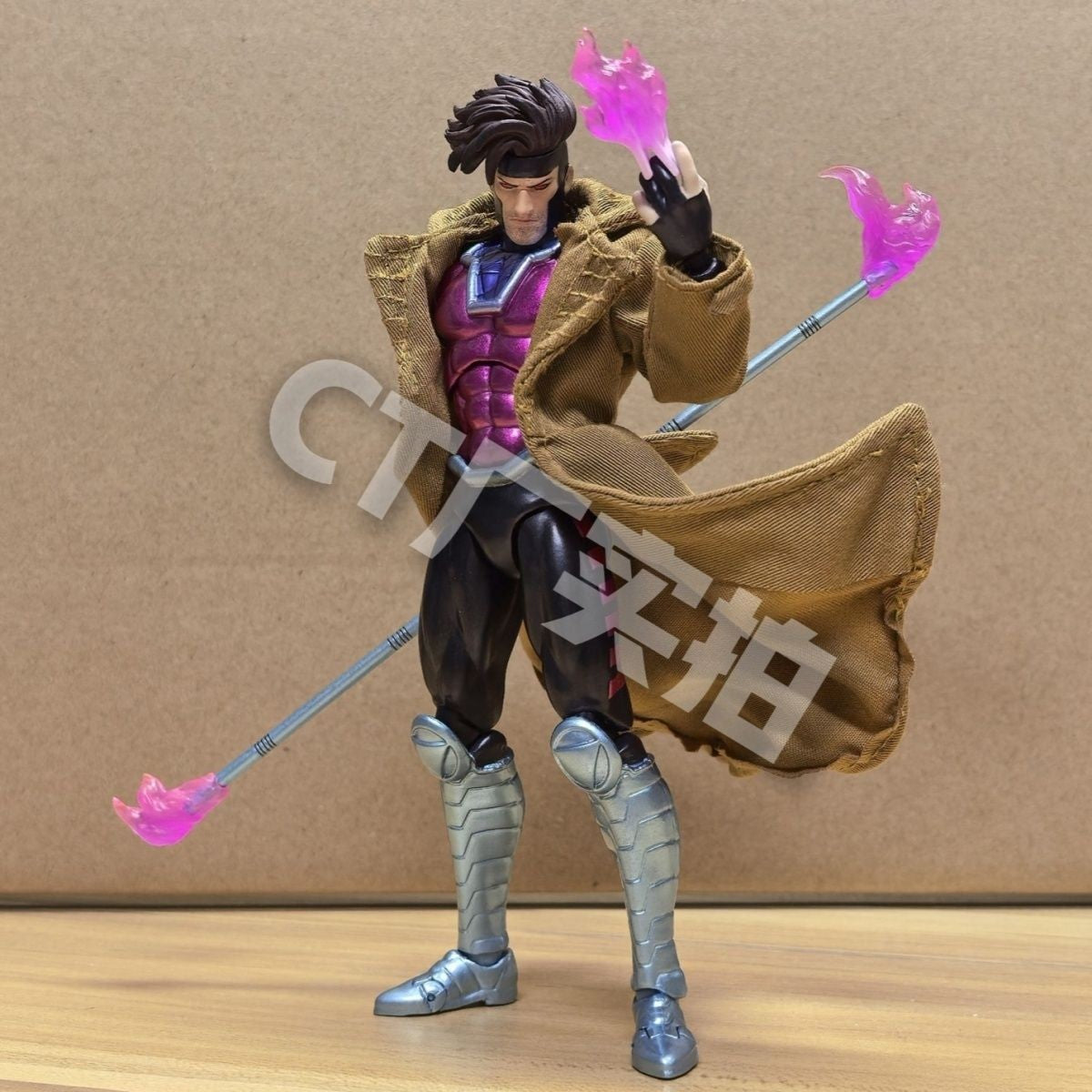 CT Toys Gambit Wolverine Figure Mafex 138 Hellverine Mafex 96 Boneco de Ação X-Men Marrom Quadrinhos SHF Modelo KO Boneco de Brinquedo