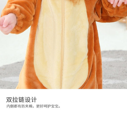 Christmas Costumes Infants Toddlers Halloween Cosplay Lion Costume Kids' Animal Jumpsuit Outfit Snowsuit