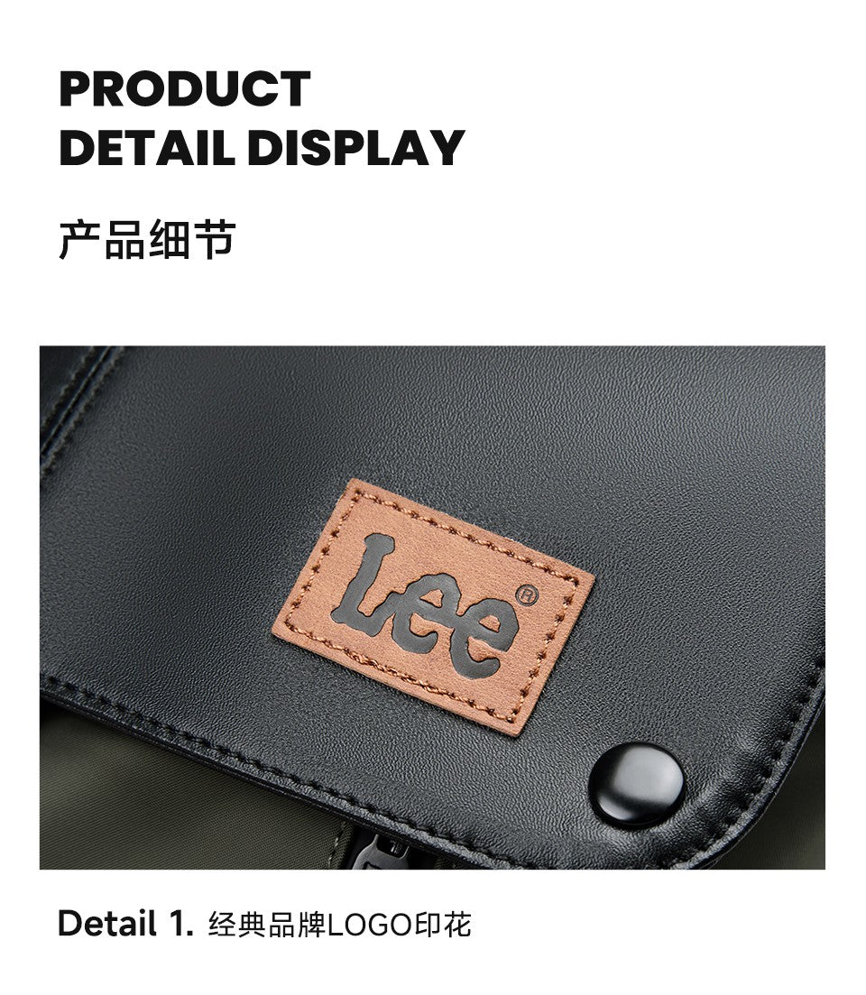 LEE New Korea Style Flip Leather Backpack Women Men Large Capacity Business Commuter Travel Rucksack Buy Laptop School Book Bag