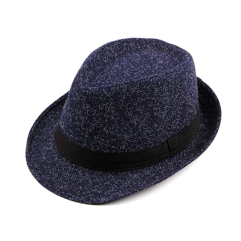 Chapéu de Lã para Casamento Primavera Verão para Homens de Meia-Idade, Casal, Moda Outono Inverno, Festa Xadrez, Design de Luxo, Chapéu Jazz Fedora para Mulheres