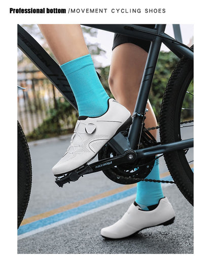 Cycling Sneaker MTB Men Sport Road Bike Boots Flat Racing Speed Sneakers Trail Mountain Bicycle Footwear Spd Pedal Cycling Shoes
