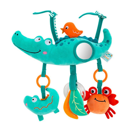 Brinquedos de Arco para Carrinho de Bebê, Brinquedo para Pendurar no Assento do Carro, Pelúcia Macia para Bebês com Som de Sinos de Vento, Bonecos para Bebês, Presente para Recém-Nascidos