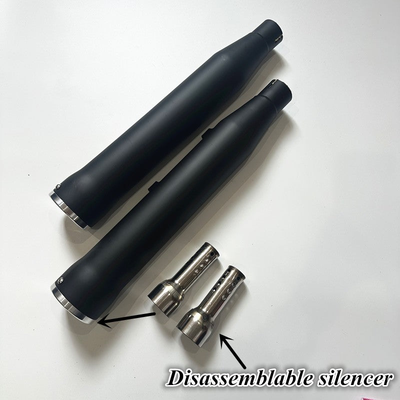For Harley XL883 1200 X48 custom low bass cobra exhaust back section, cobra exhaust with detachable
