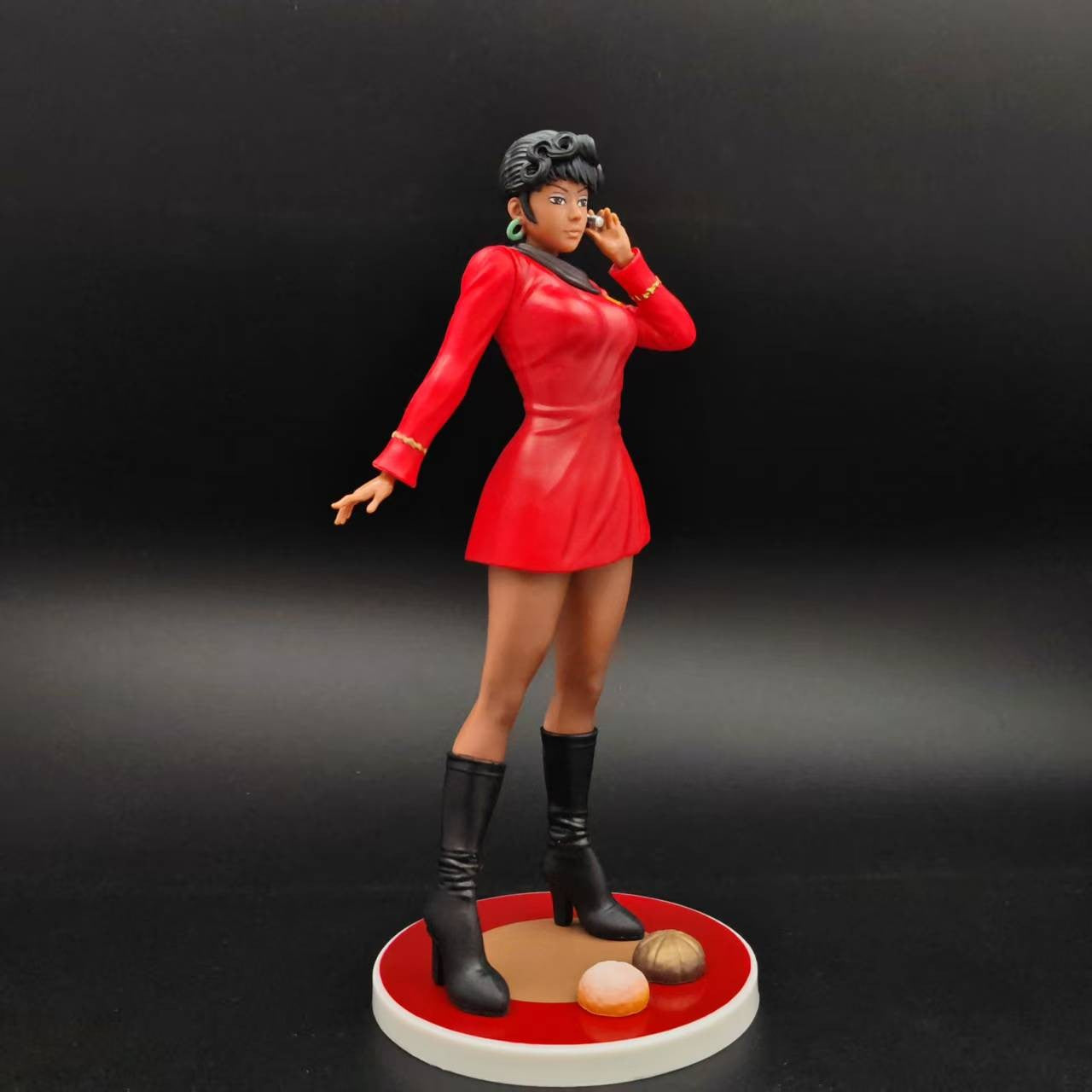 New Anime Figure Star Trek communication officer Uhura StarCraft standing posture figurine desktop model ornament Christmas Toys
