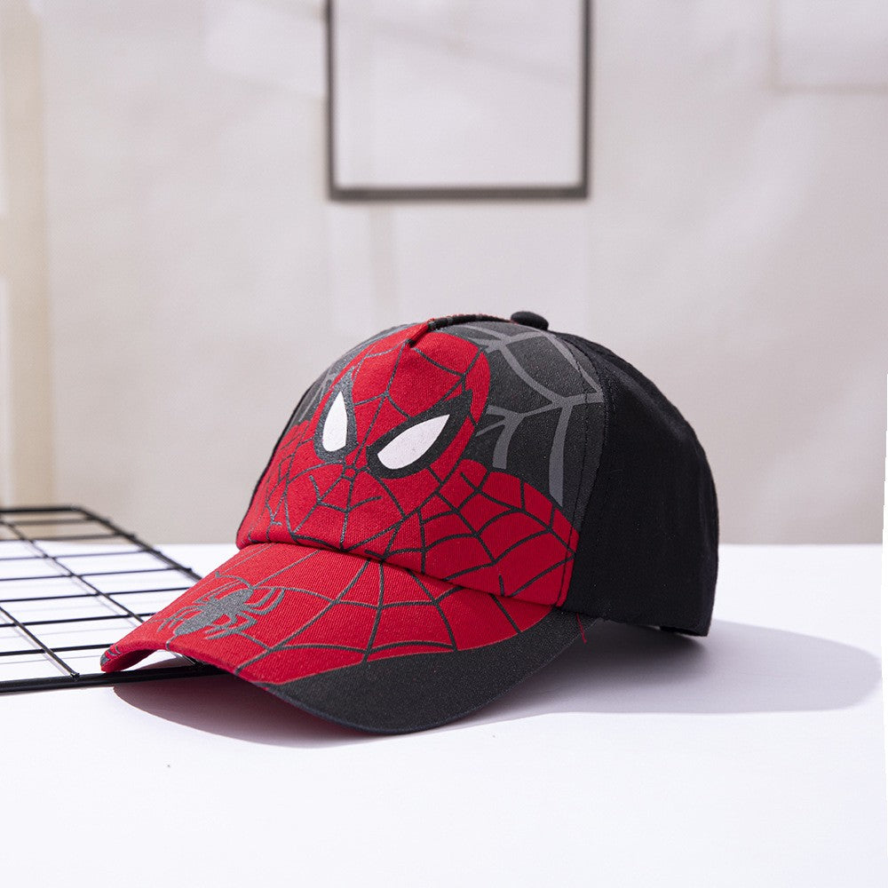 Spiderman 2-8 Years Kids Baseball Cap Fashion Hip Hop Street Snapback Spider Man Cartoon Travel Sun Hat Children Birthday Gift