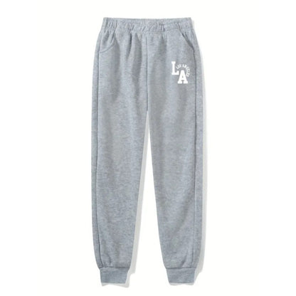 Sweatpants Mens Casual Cotton Mens Joggers Tracksuit Bottoms Men with Loose fit Gym “Los Angeles” Printed