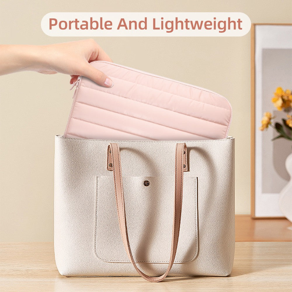 13/14 Inch Puffy Laptop Sleeve Cover Bag For Laptop Cover for MacBook Air iPad Pro Tablet Pouch Bag Fashion Notebook Soft Case