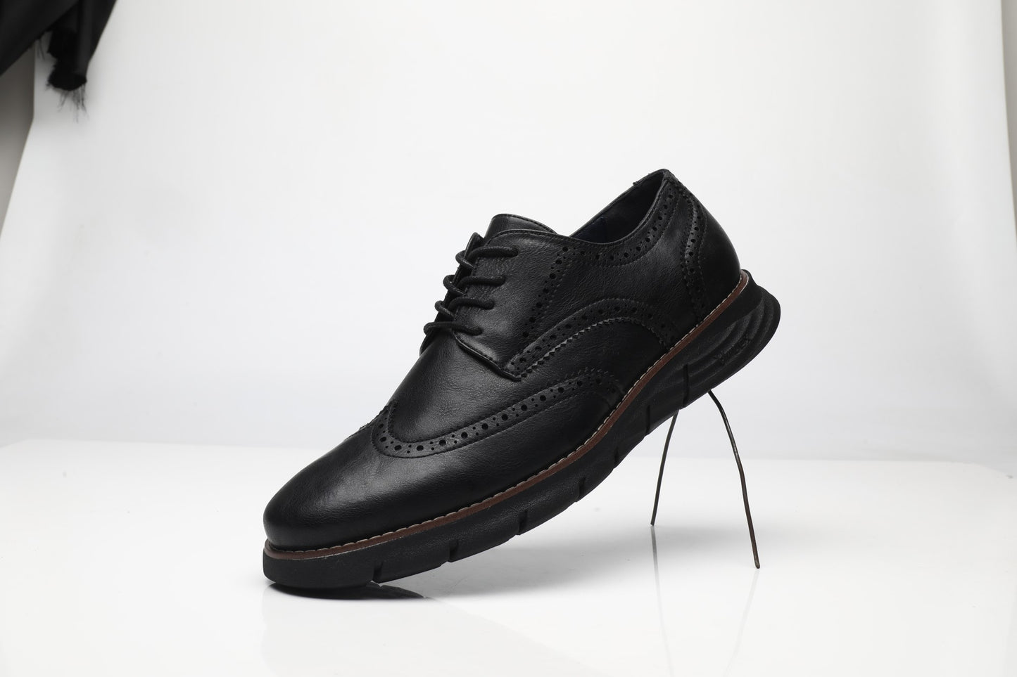 BHKH Male Sneakers Autumn/Winter traf Leather Men Casual Shoes Business Work Office Lace-up Dress shoes For Men Size47