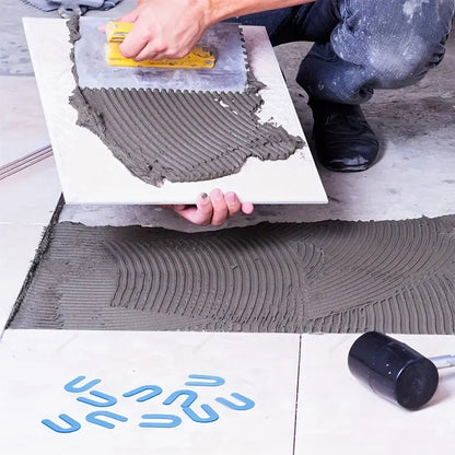 100/200 Peças Novas Calços de Plástico Reutilizáveis em Formato de Ferradura U Espaçadores de Azulejo Sistema de Nivelamento de Cerâmica Ferramentas para Nivelar Azulejos de Piso e Parede
