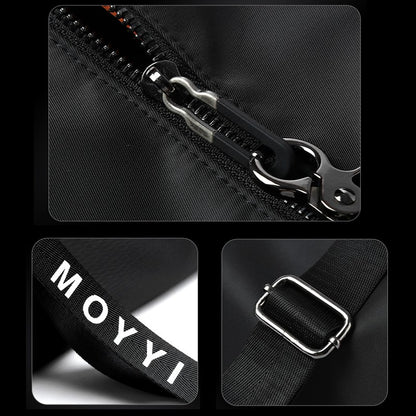 Men's Trendy Messenger Shoulder Bag Student Sports Waterproof Crossbody Sling Bags Leisure Design for Outdoor Solid Lightweight