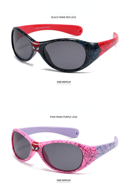 Marvel Spiderman Sunglasses Avengers Figure Cartoon Fashion Sunglasses Kids Cute Goggle Plastic Toys Boys Girls Birthday Gifts