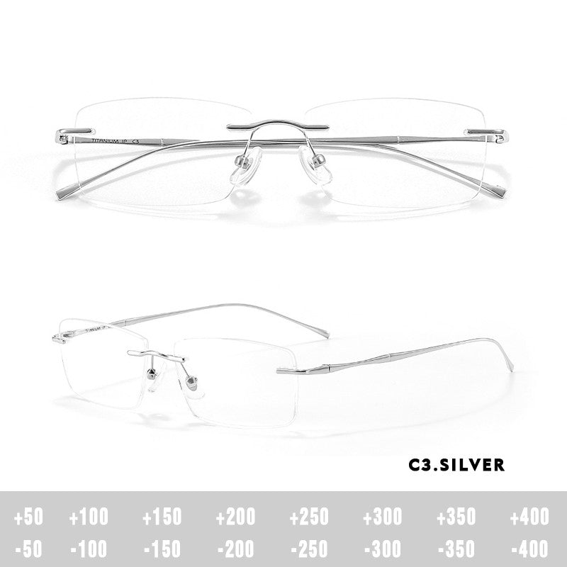 KANSEPT Square Myopia Eyeglasses Photochromic Lenses Man Blue Light Ultra-light Titanium Reading Glasses Men Optical Women Lens